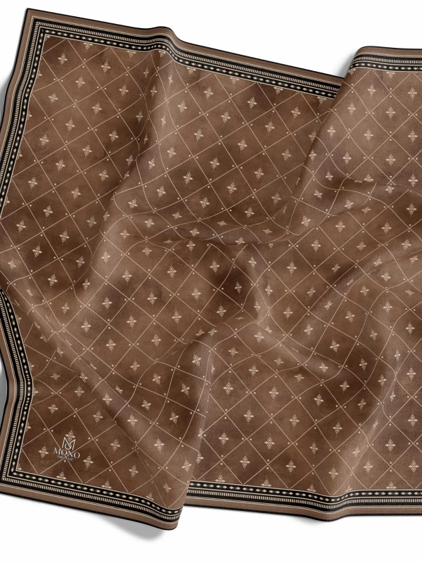 İPEKAL ORGANİK EŞARP GEOMETRİK DESEN 1002-07