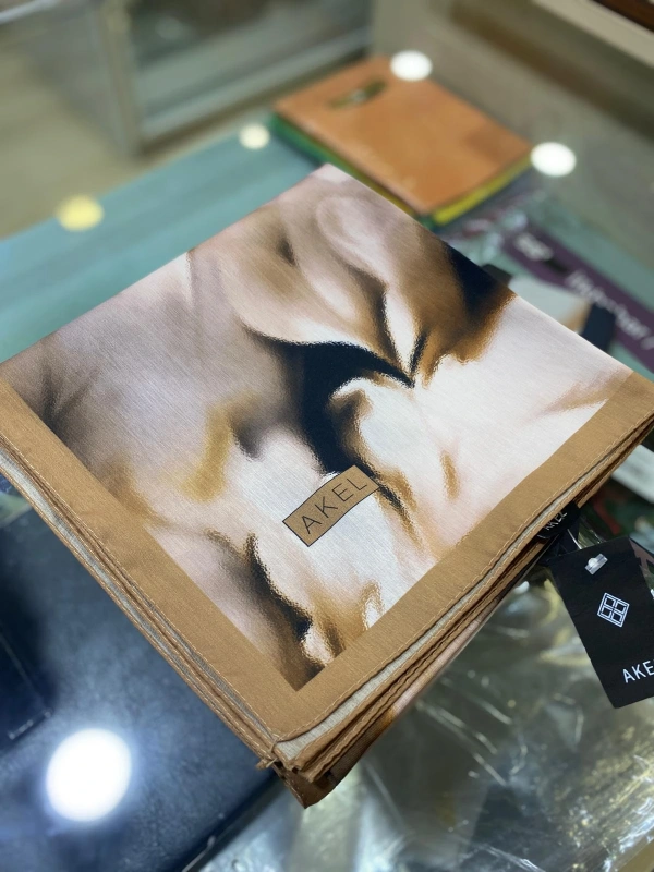 AKEL DESENLİ FRANSIZ İPEĞİ EŞARP 01-3