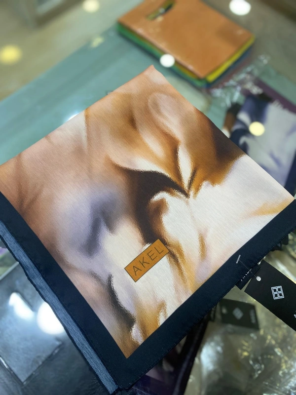 AKEL DESENLİ FRANSIZ İPEĞİ EŞARP 01-5