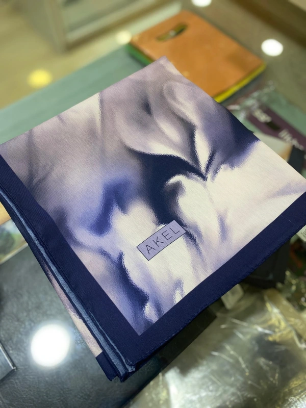 AKEL DESENLİ FRANSIZ İPEĞİ EŞARP 01-6