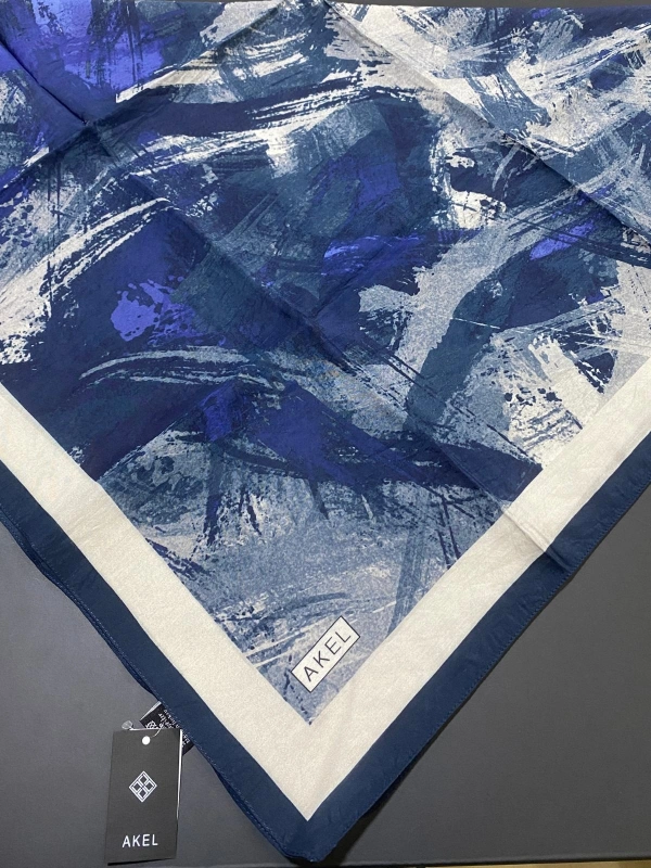 AKEL VİSCON PAMUK DESENLİ SPRİNG EŞARP 3012-06