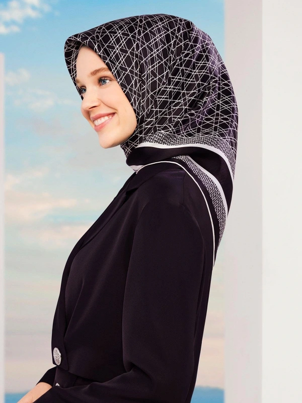 ARMİNE NOSTALJİ SURA İPEK EŞARP 24YA9167D03-01