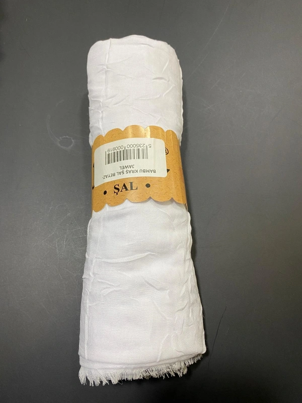 BAMBU KRAŞ ŞAL BEYAZ-JAWEL