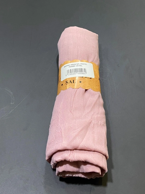 BAMBU KRAŞ ŞAL PASTEL PEMBE-JAWEL