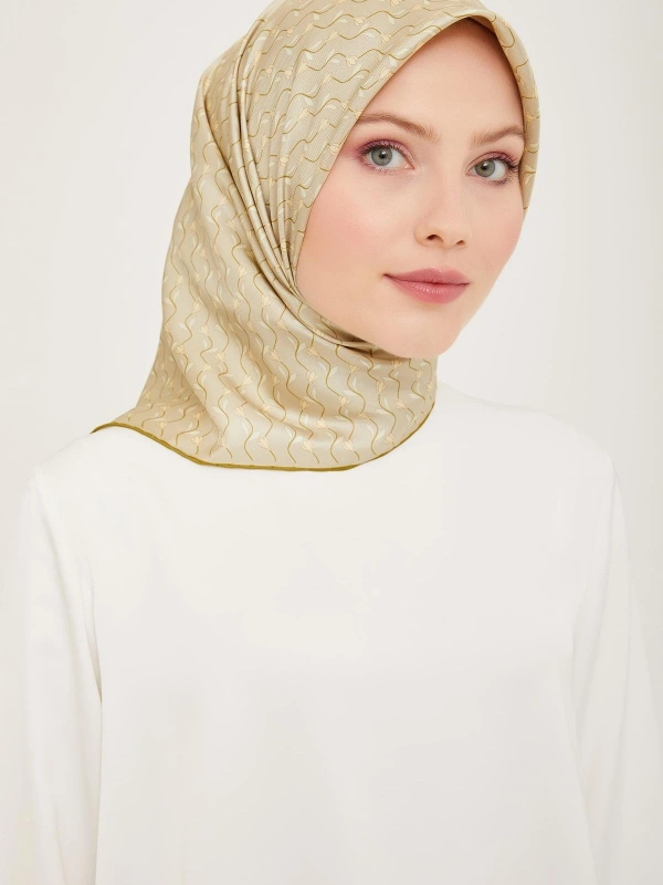 BELLİ TWİLL İPEK EŞARP 24YA3098002 05 NOSTALJİ
