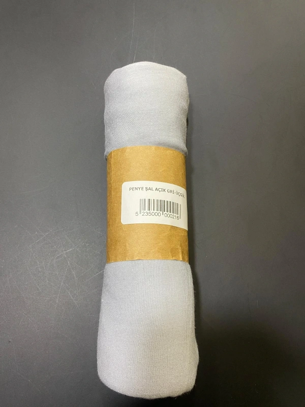 PENYE ŞAL AÇIK GRİ-ÜÇGÜL