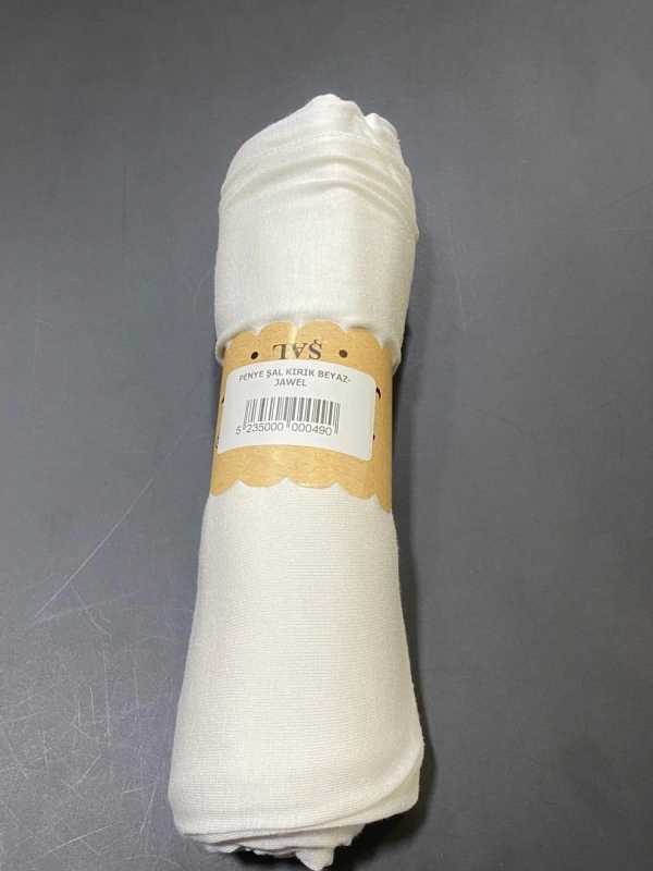 PENYE ŞAL KIRIK BEYAZ-JAWEL