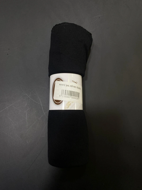 PENYE ŞAL SİYAH-ÜÇGÜL