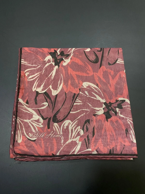 SİLK HOME SOFT PAMUKLU EŞARP DESENLİ 2312-17