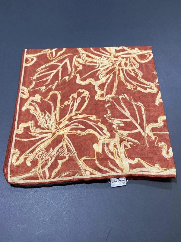SİLK HOME SOFT PAMUKLU EŞARP DESENLİ 2325-05