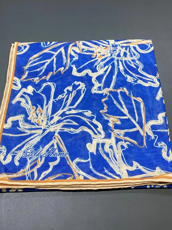 SİLK HOME SOFT PAMUKLU EŞARP DESENLİ 2325-09