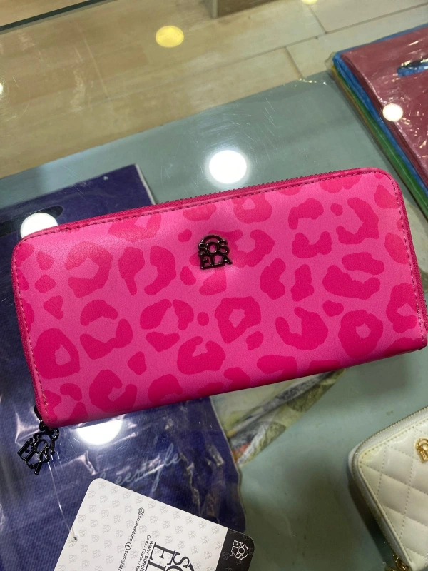 SOSELA CÜZDAN 56-4019 LEOPAR DESEN PEMBE