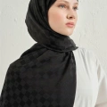 ARMİNE JAKAR İPEK DAMA ŞAL 01