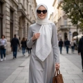 LABOUTİQUE BE HAPPY SERİSİ BAMBU KRAŞ EŞARP BEYAZ