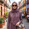 LABOUTİQUE BE HAPPY SERİSİ BAMBU KRAŞ EŞARP MÜRDÜM