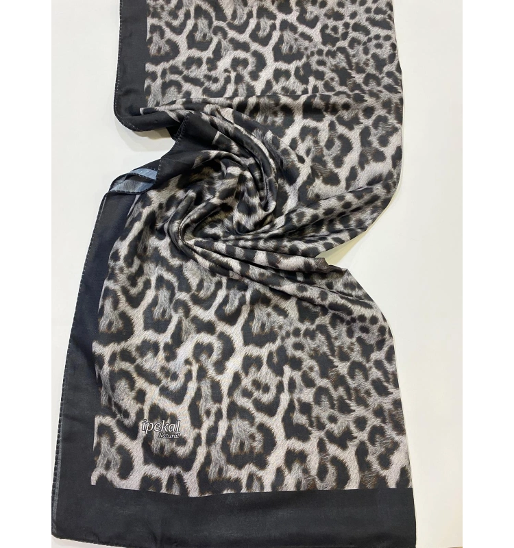 İPEKAL NATURAL LEOPAR DESEN SOFT ŞAL 3