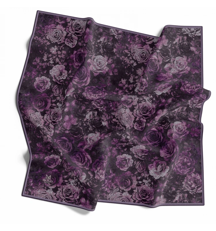 İPEKAL ORGANİK EŞARP GÜL DESENLİ 1002-09