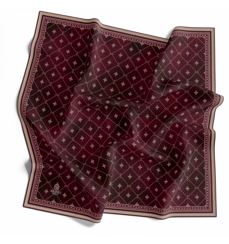 İPEKAL ORGANİK EŞARP GEOMETRİK DESEN 1002-04