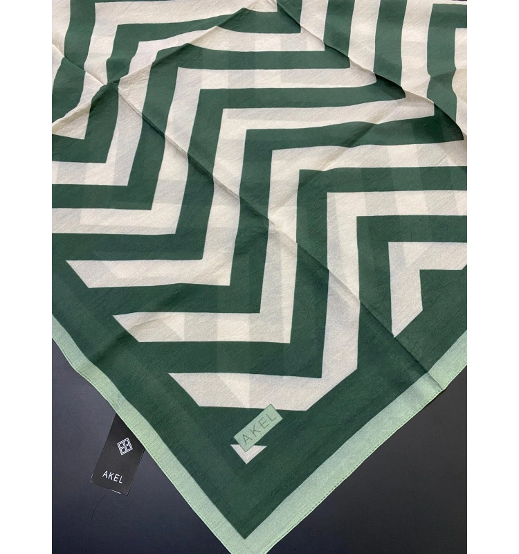 AKEL DESENLİ VİSCON PAMUK EŞARP 9611-01