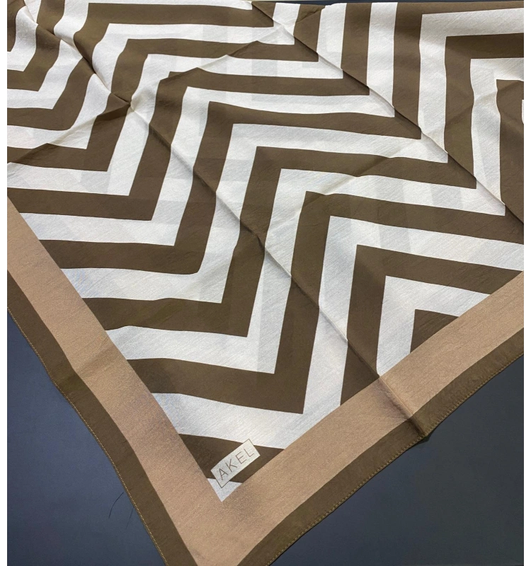 AKEL DESENLİ VİSCON PAMUK EŞARP 9611-05