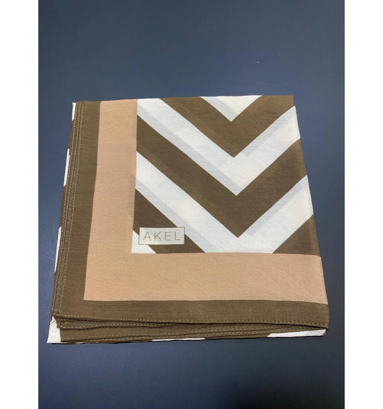 AKEL DESENLİ VİSCON PAMUK EŞARP 9611-05