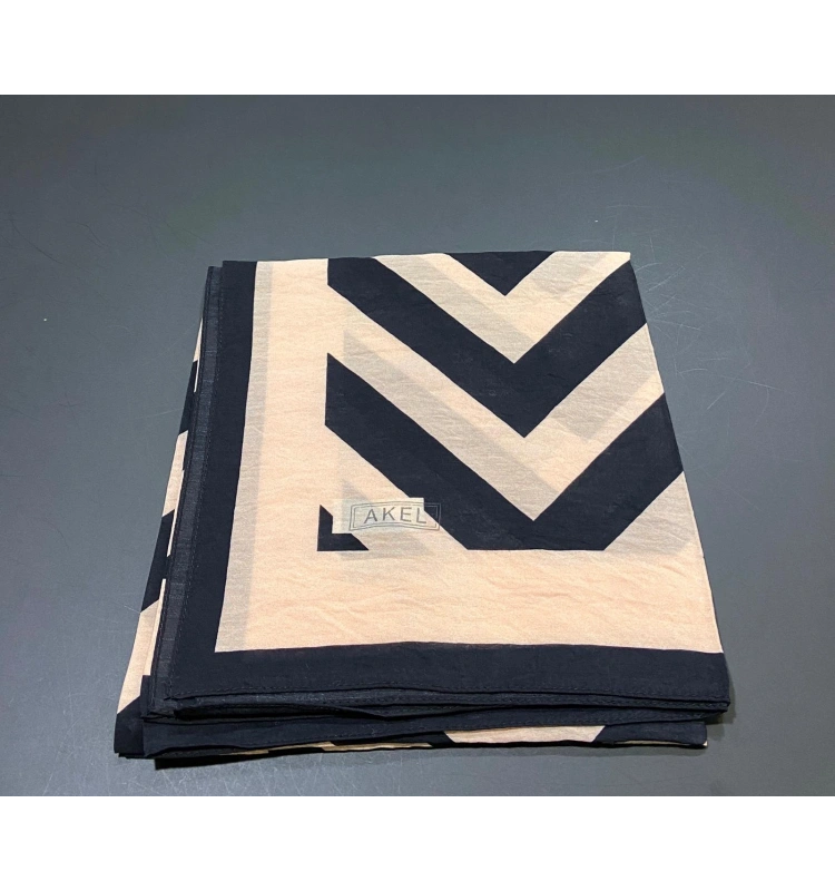 AKEL DESENLİ VİSCON PAMUK EŞARP 9611-07