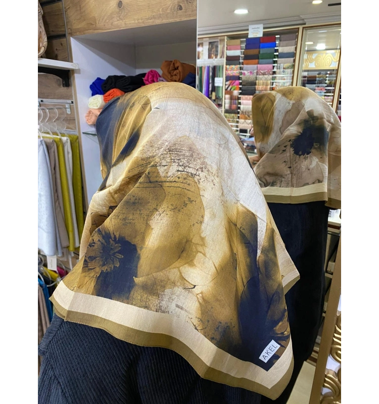 AKEL DESENLİ VİSCON PAMUK EŞARP 9612-08