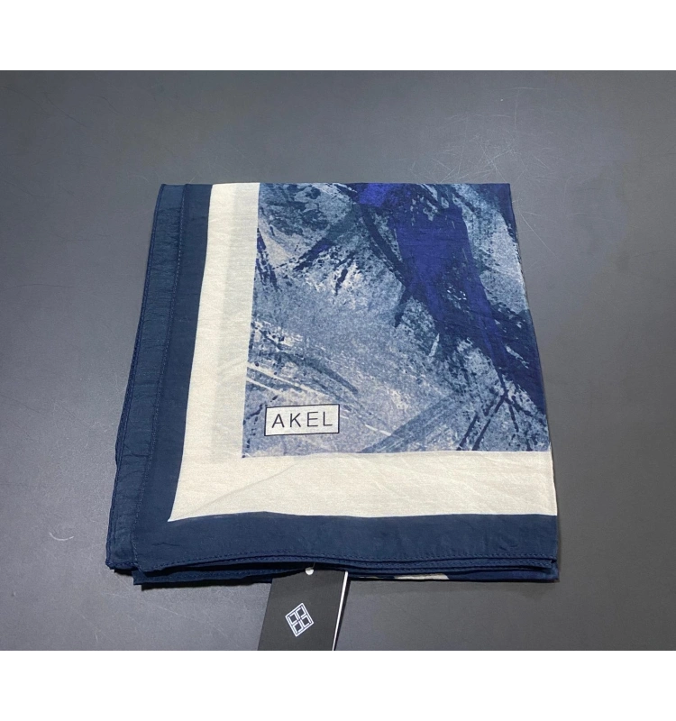 AKEL VİSCON PAMUK DESENLİ SPRİNG EŞARP 3012-06