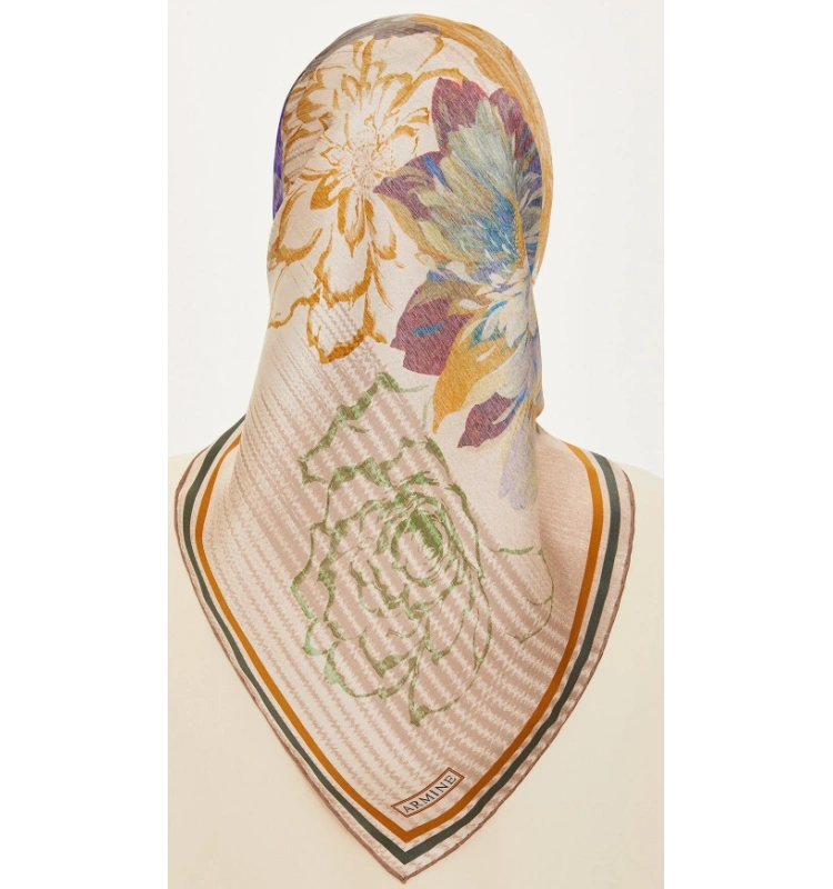 ARMİNE NOSTALJİ SURA İPEK EŞARP 24KA9220D03-50