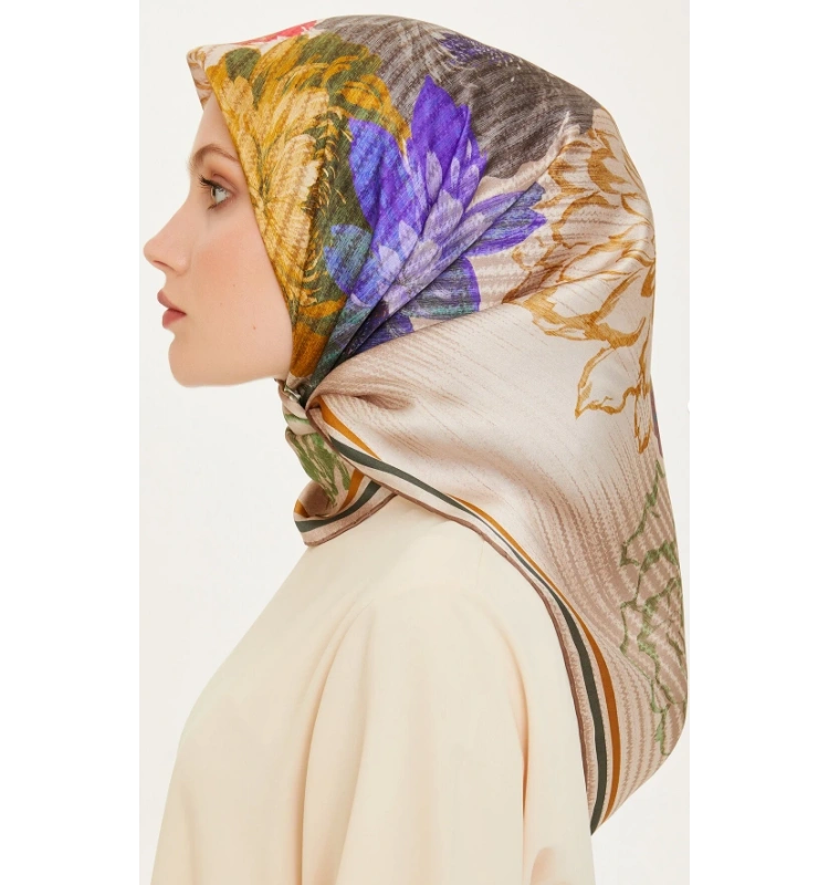 ARMİNE NOSTALJİ SURA İPEK EŞARP 24KA9220D03-50