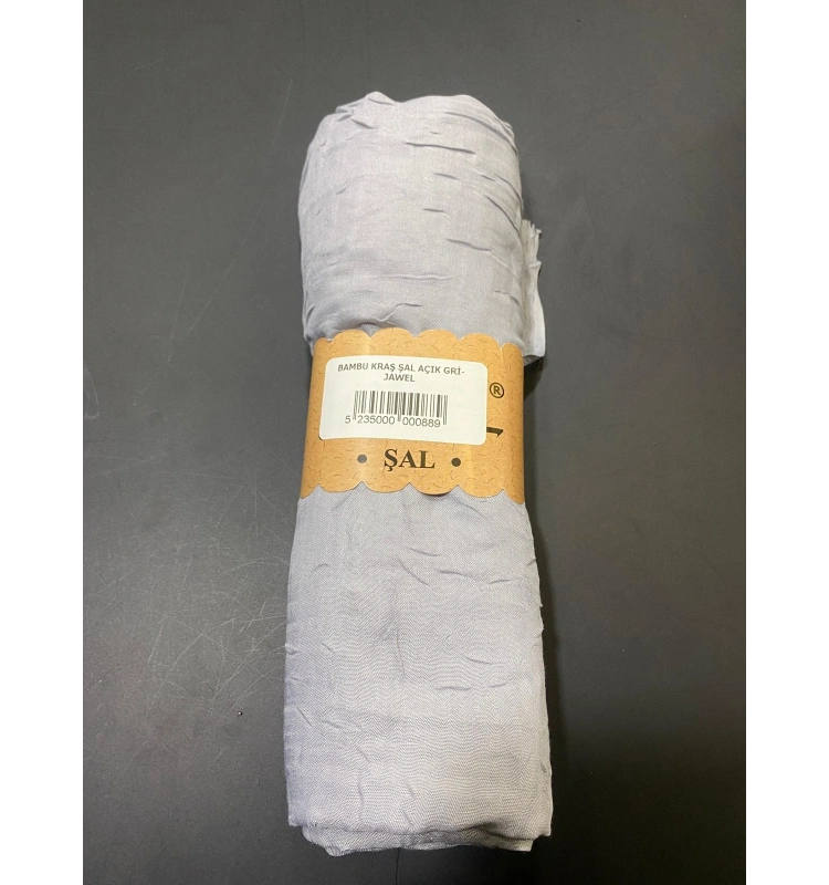 BAMBU KRAŞ ŞAL AÇIK GRİ-JAWEL