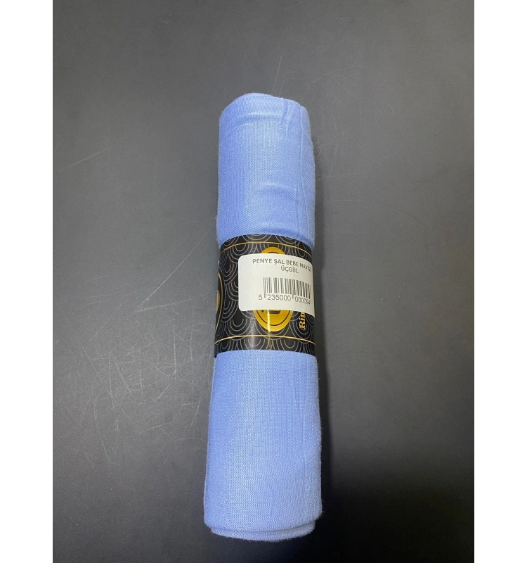 PENYE ŞAL BEBE MAVİSİ-ÜÇGÜL