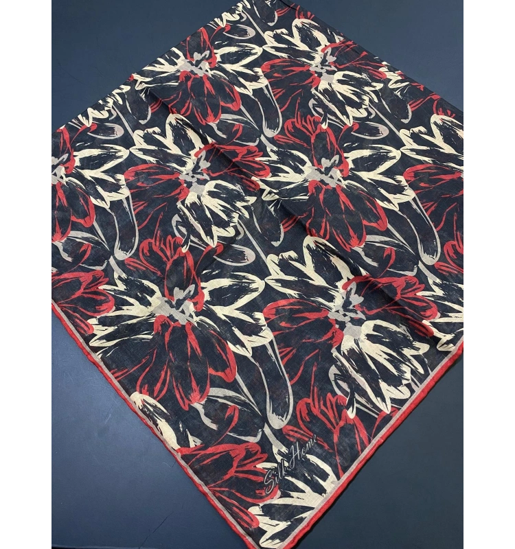 SİLK HOME SOFT PAMUKLU EŞARP DESENLİ 2312-06