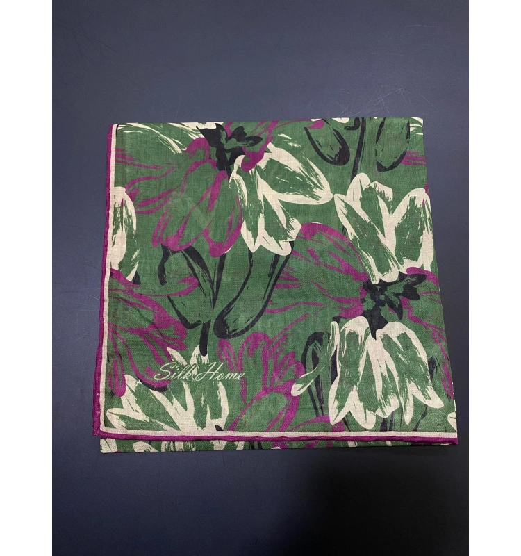 SİLK HOME SOFT PAMUKLU EŞARP DESENLİ 2312-12