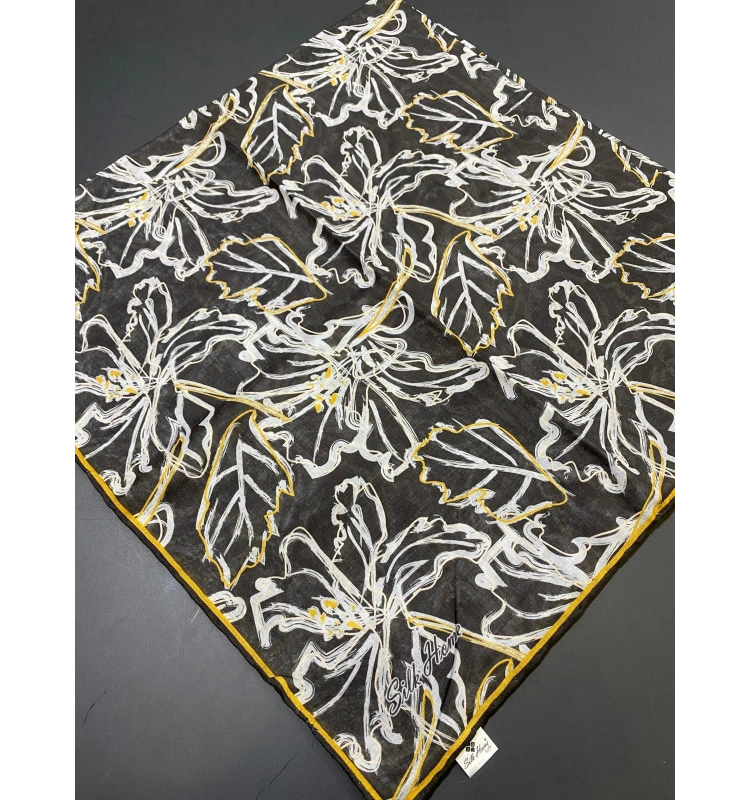 SİLK HOME SOFT PAMUKLU EŞARP DESENLİ 2325-01