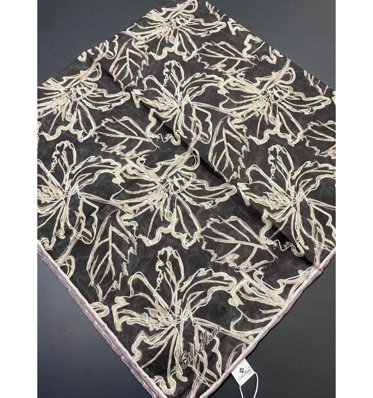 SİLK HOME SOFT PAMUKLU EŞARP DESENLİ 2325-04