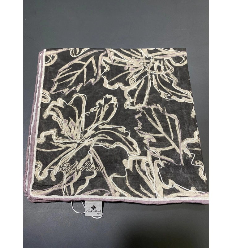 SİLK HOME SOFT PAMUKLU EŞARP DESENLİ 2325-04