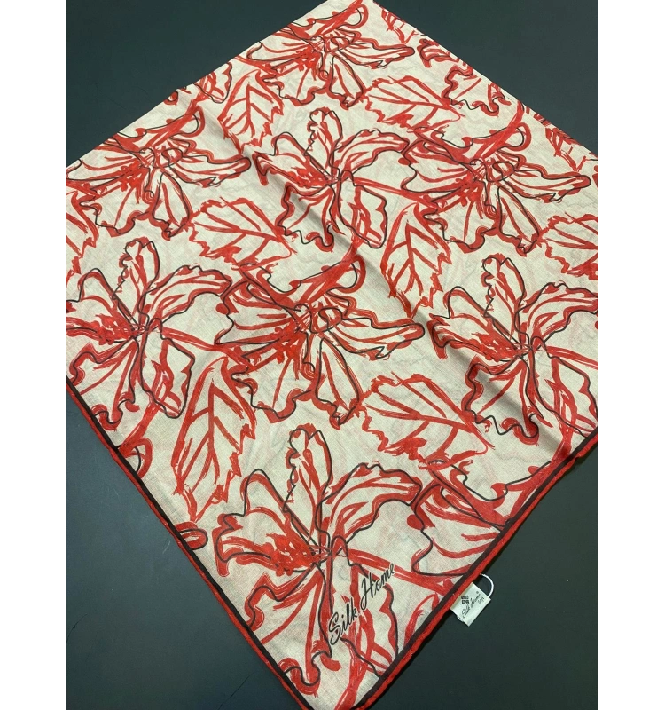 SİLK HOME SOFT PAMUKLU EŞARP DESENLİ 2325-12