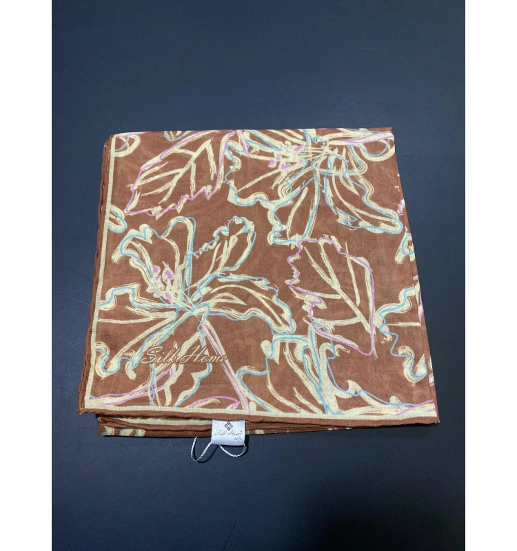 SİLK HOME SOFT PAMUKLU EŞARP DESENLİ 2325-13