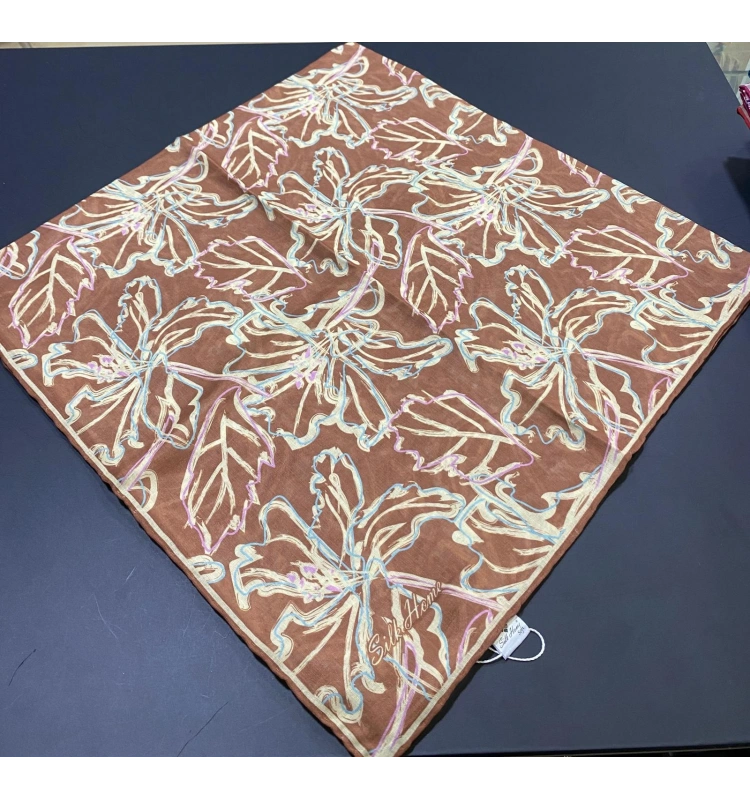 SİLK HOME SOFT PAMUKLU EŞARP DESENLİ 2325-13