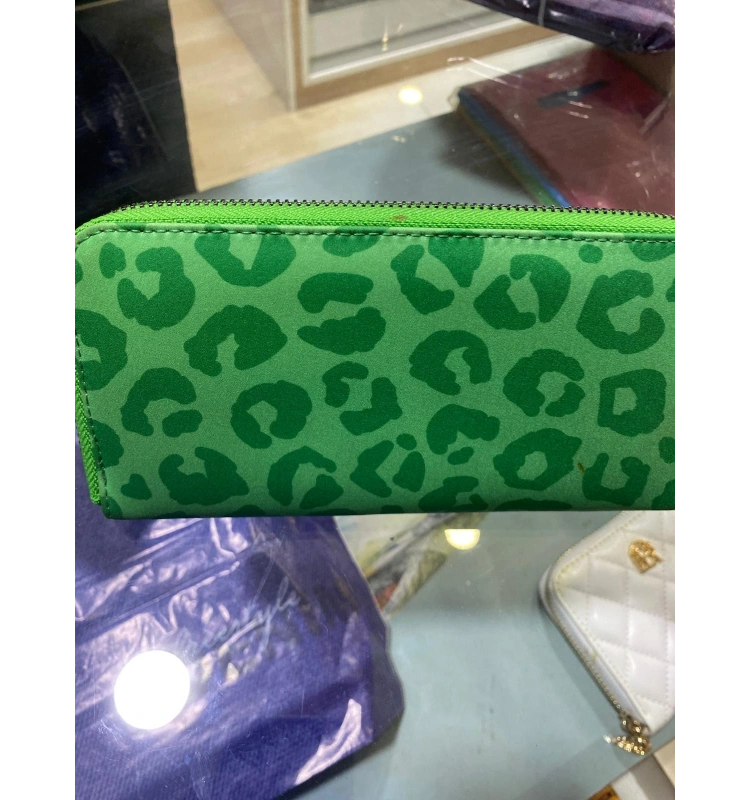 SOSELA CÜZDAN 56-4019 LEOPAR DESEN YEŞİL