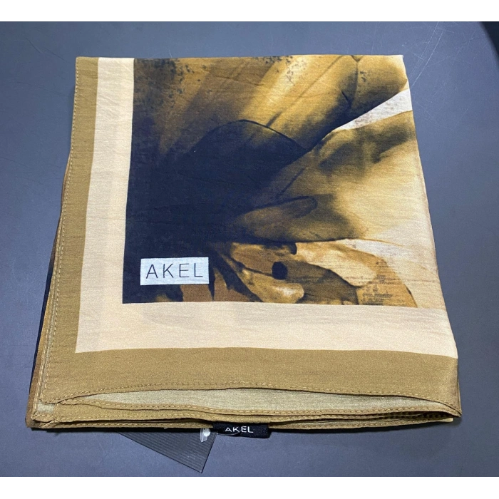 AKEL DESENLİ VİSCON PAMUK EŞARP 9612-08