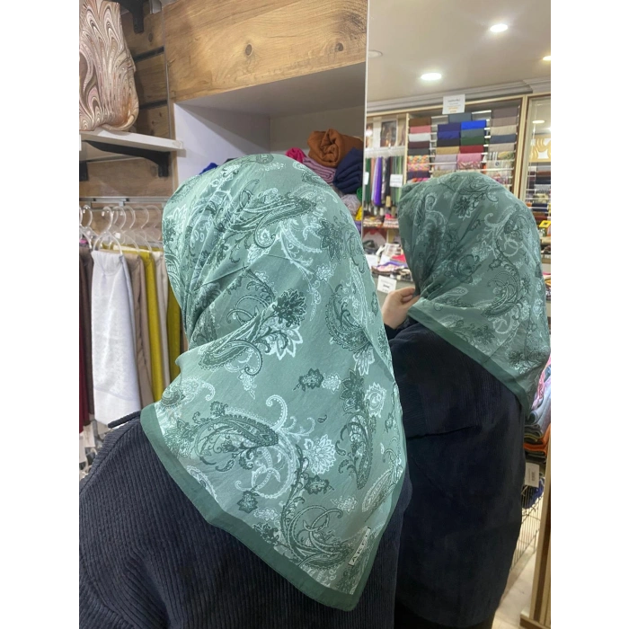 AKEL DESENLİ VİSCON PAMUK EŞARP 9613-04