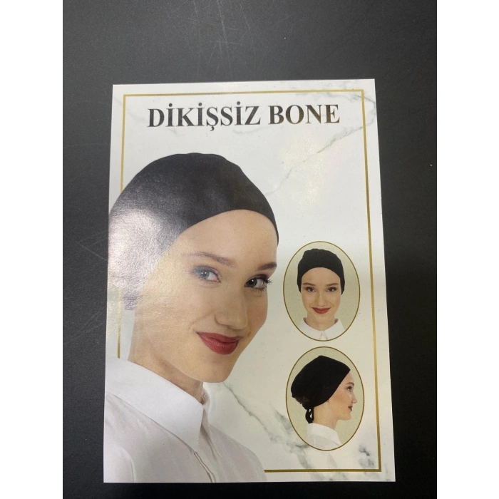 DİKİŞSİZ BONE BEYAZ-ÜÇGÜL
