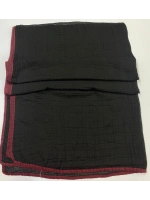 İPEKAL MÜSLİN ŞAL SİYAH BORDO