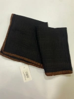 İPEKAL MÜSLİN ŞAL SİYAH KAHVERENGİ