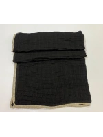 İPEKAL MÜSLİN ŞAL SİYAH KUM