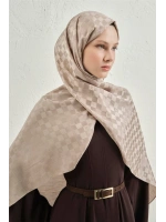 ARMİNE JAKAR İPEK DAMA ŞAL 07