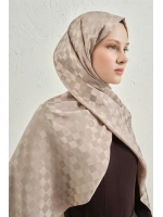 ARMİNE JAKAR İPEK DAMA ŞAL 07