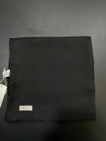 BELLİ DÜZ TWİLL İPEK EŞARP-01-SİYAH